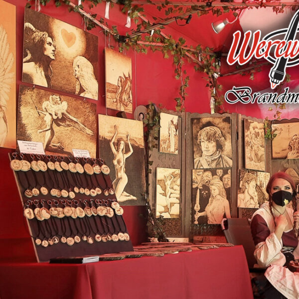 werewolfa brandmalerei